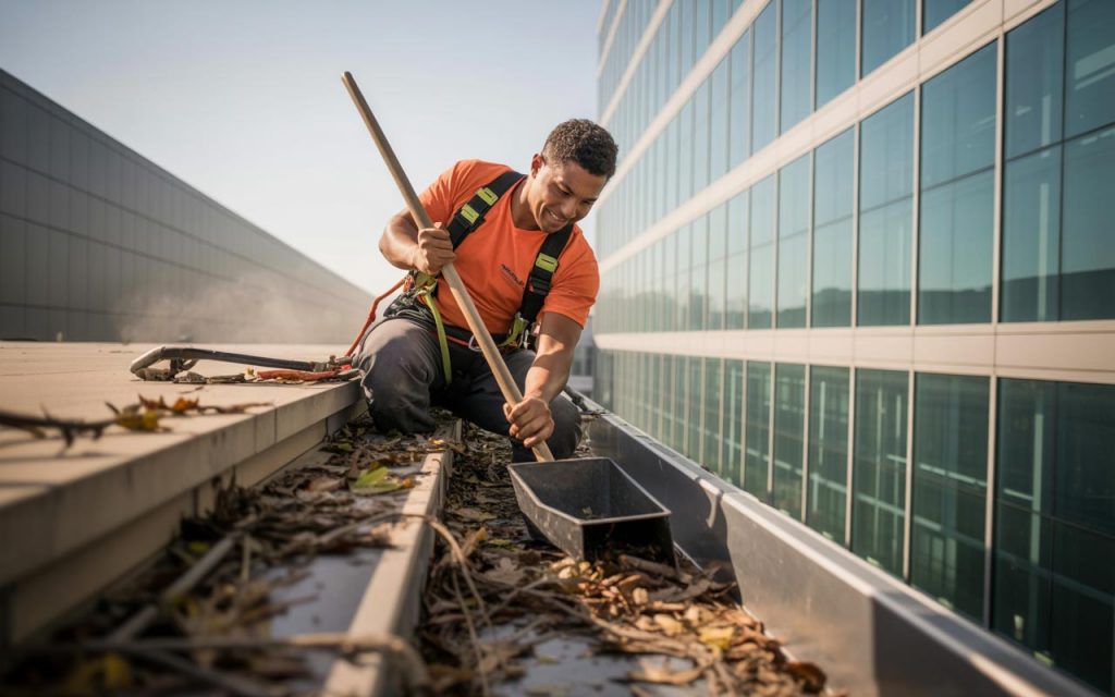 Commercial Gutter Cleaning