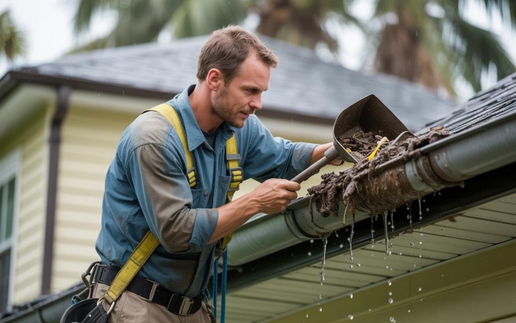 Residential Gutter Cleaning